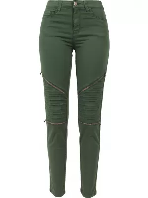 Ženské nohavice URBAN CLASSICS TB1215 OLIVE