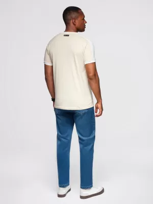 Pánsky t -shirt OMBRE s1632 krém