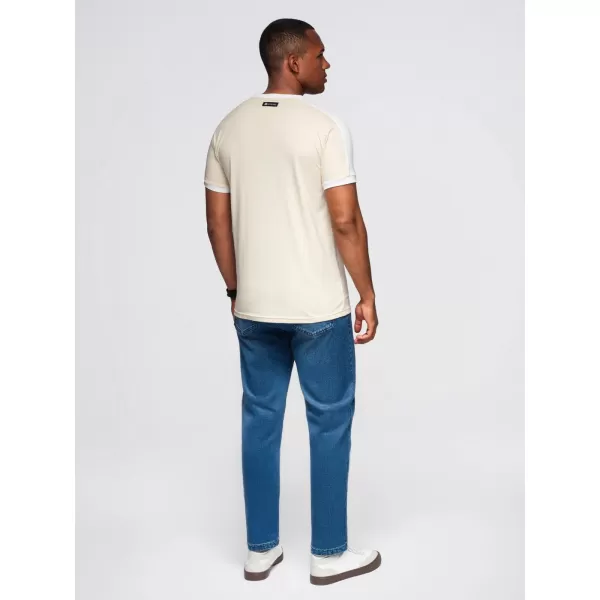  Pánsky t -shirt OMBRE s1632 krém 