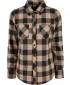 Dámska košeľa URBAN CLASSICS TB1280 Čierna/mäkká taupe