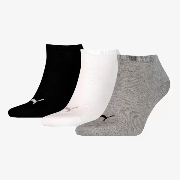  Ponožky PUMA UNISEX SNEAKER PLAIN 3P sivá 