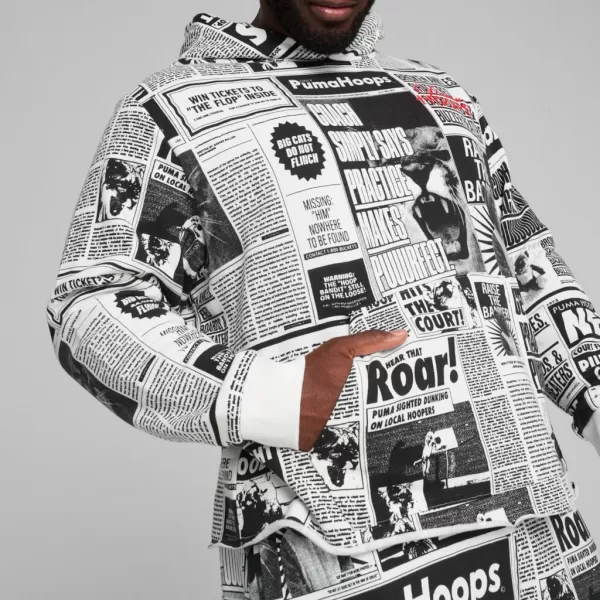  Pánska mikina PUMA MEDIA DAY HOODIE čierna 