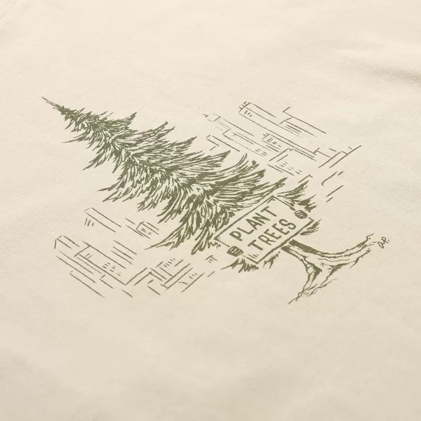  Pánske T -shirt z organickej bavlnenej alpiny pre EKK MTSD920 Biele korenie 