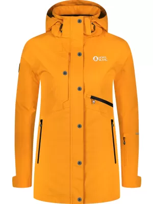 Dámska lyžiarska bunda NORDBLANC SLEDDING NBWJL8127 oranžová