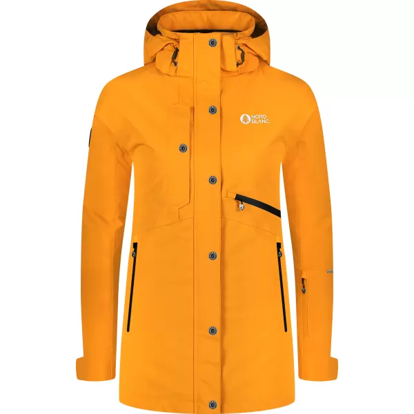  Dámska lyžiarska bunda NORDBLANC SLEDDING NBWJL8127 oranžová 