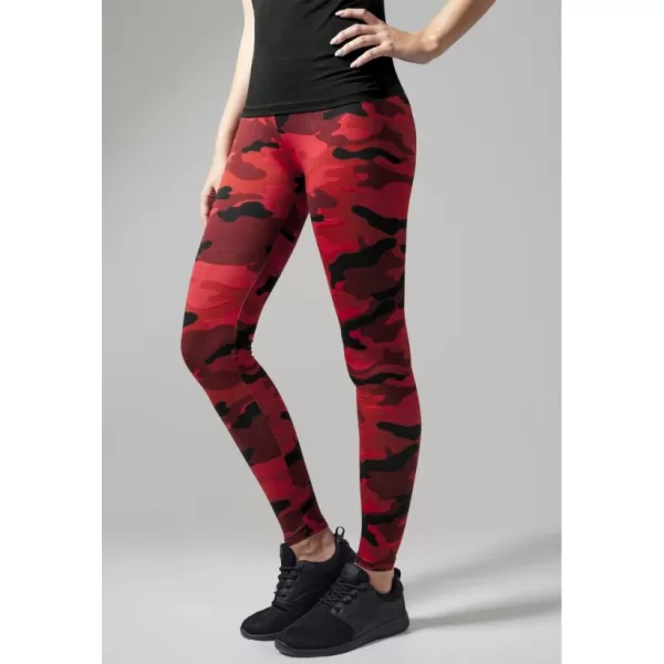  Legíny žien URBAN CLASSICS TB1331 Red Camo 