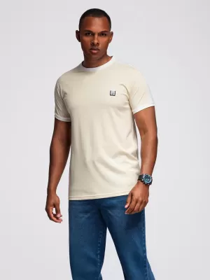 Pánsky t -shirt OMBRE s1632 krém