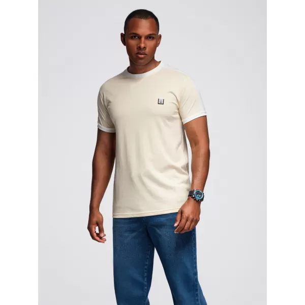  Pánsky t -shirt OMBRE s1632 krém 