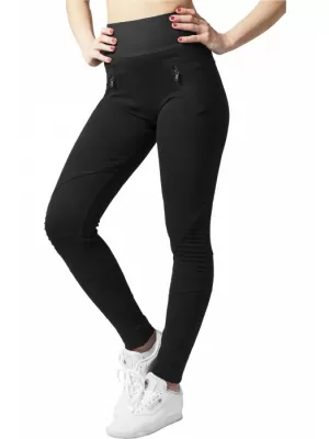 Legíny žien URBAN CLASSICS TB1053 Čierna/čierna