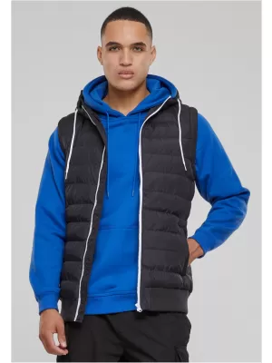 Pánska vesta URBAN CLASSICS TB510 Čierna/biela