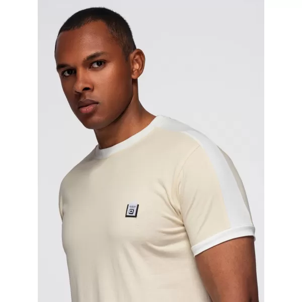  Pánsky t -shirt OMBRE s1632 krém 
