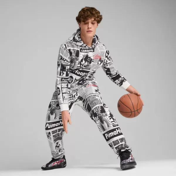  Pánska mikina PUMA MEDIA DAY HOODIE čierna 