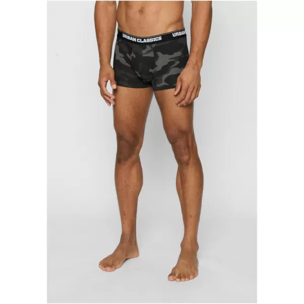  Pánske boxery URBAN CLASSICS TB2047 Wood Camo/Dark Camo 
