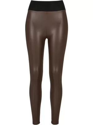 Legíny žien URBAN CLASSICS TB3001 BROWN