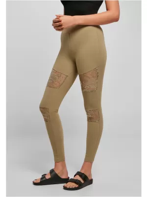 Legíny žien URBAN CLASSICS TB2593 khaki