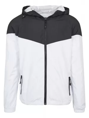 Pánska bunda URBAN CLASSICS TB2107 Čierna/biela