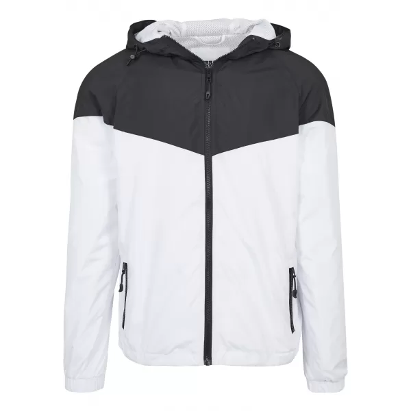  Pánska bunda URBAN CLASSICS TB2107 Čierna/biela 