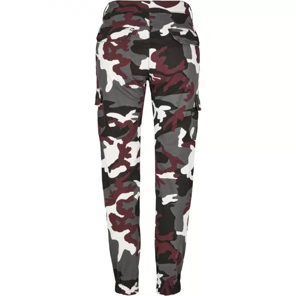  Dámske nohavice mestské klasiky TB3047 víno camo 
