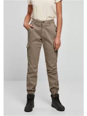 Ženské nohavice mestské klasiky TB3048 Soft Taupe