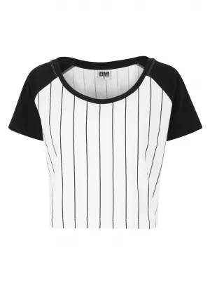 Dámska t -shirt URBAN CLASSICS TB1507 biela/čierna