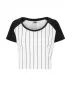 Dámska t -shirt URBAN CLASSICS TB1507 biela/čierna