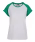 Dámska t -shirt URBAN CLASSICS TB1913 White/Fern Green