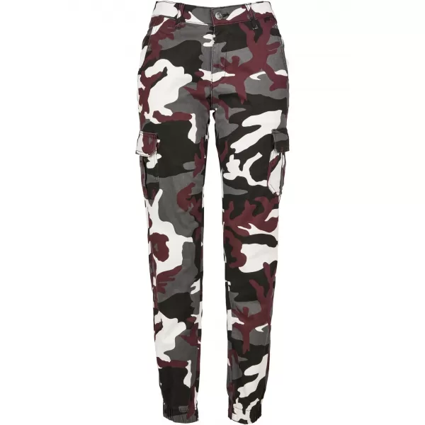  Dámske nohavice mestské klasiky TB3047 víno camo 