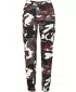Dámske nohavice mestské klasiky TB3047 víno camo