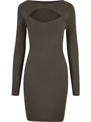 Dámske mestské klasiky TB1742 Olive Dress