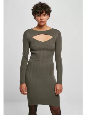 Dámske mestské klasiky TB1742 Olive Dress