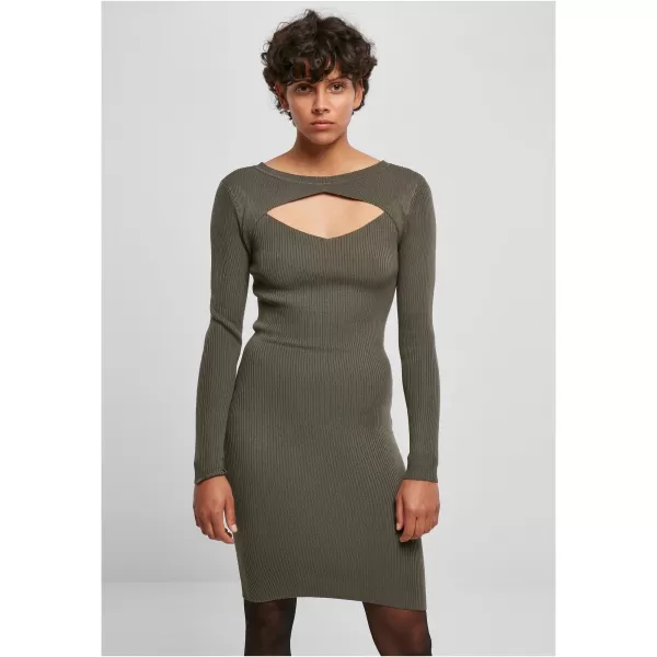  Dámske mestské klasiky TB1742 Olive Dress 