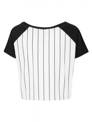Dámska t -shirt URBAN CLASSICS TB1507 biela/čierna