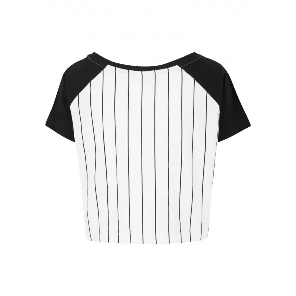  Dámska t -shirt URBAN CLASSICS TB1507 biela/čierna 