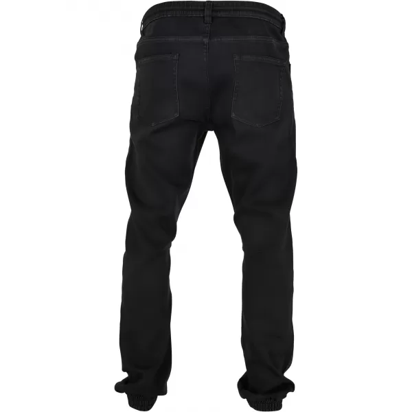  Pánske nohavice URBAN CLASSICS TB1794 Realblack umývaný 