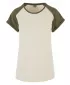Dámska t -shirt URBAN CLASSICS TB1913 Biely piesok/olive