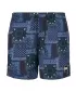 Pánske šortky URBAN CLASSICS TB2679 Navy Bandana AOP