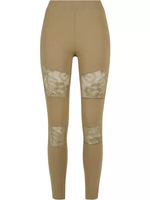 Legíny žien URBAN CLASSICS TB2593 khaki