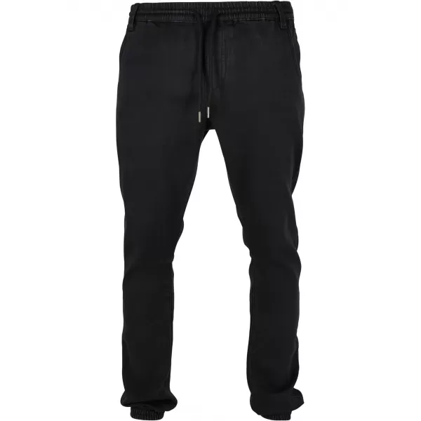  Pánske nohavice URBAN CLASSICS TB1794 Realblack umývaný 