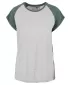 Dámska t -shirt URBAN CLASSICS TB1913 svetlo šedá/bledá list