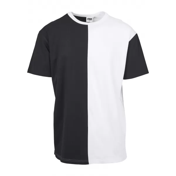  Pánska t -shirt URBAN CLASSICS TB2056 Čierna/biela 