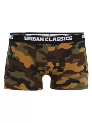 Pánske boxery URBAN CLASSICS TB2047 Wood Camo/Dark Camo