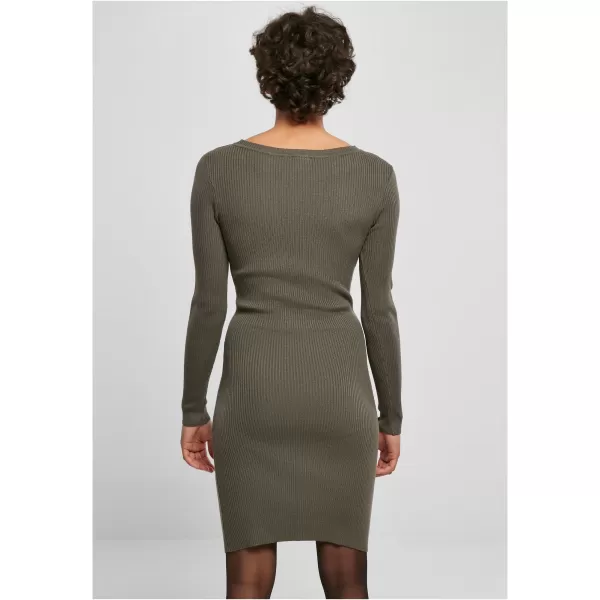  Dámske mestské klasiky TB1742 Olive Dress 