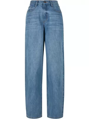 Dámske nohavice URBAN CLASSICS TB4524 Mid Stone Washed