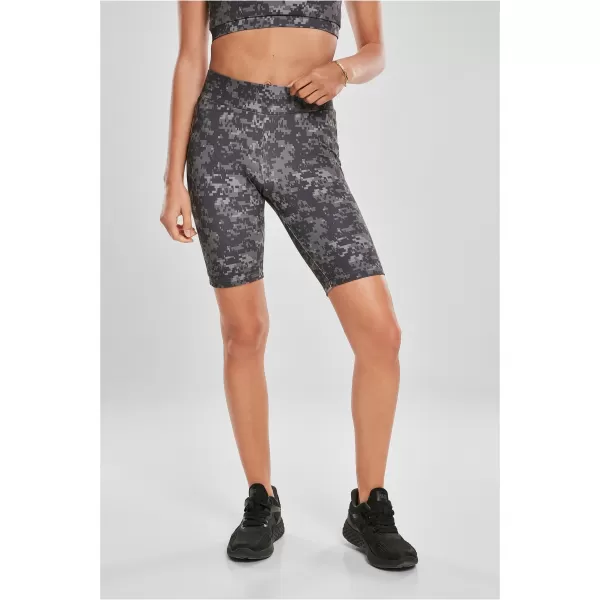  Dámske šortky URBAN CLASSICS TB3423 Dark Digital Camo 