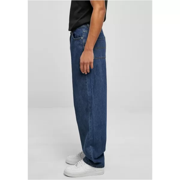  Pánske džínsy URBAN CLASSICS TB4461 Mid Indigo Wased 