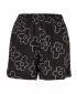 Dámske šortky URBAN CLASSICS TB3435 Black Flower