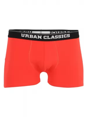 Pánske boxery URBAN CLASSICS TB4503 Nicolaus AOP/Treegreen/Popred