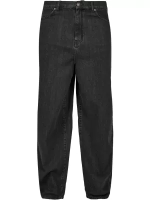 Pánske džínsy URBAN CLASSICS TB4461 Čierna kyselina umýva