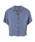Dámska košeľa URBAN CLASSICS TB4365 Vintage Blue Pin Stripe