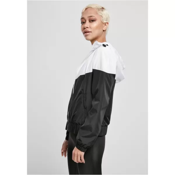  Dámska bunda URBAN CLASSICS TB3638 biela/čierna 